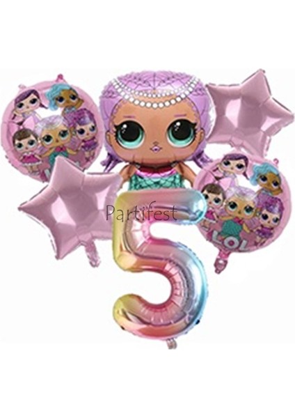 Lol Surprise 5 Yaş Balon Seti Lol Bebek Balon Seti Lol Doğum Günü Parti Seti fiyatları