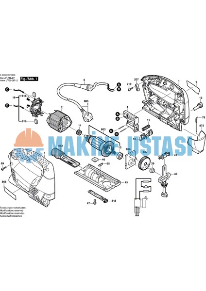 Pst 650 / Pst 700 Strok Mili 2609003489 fiyatları