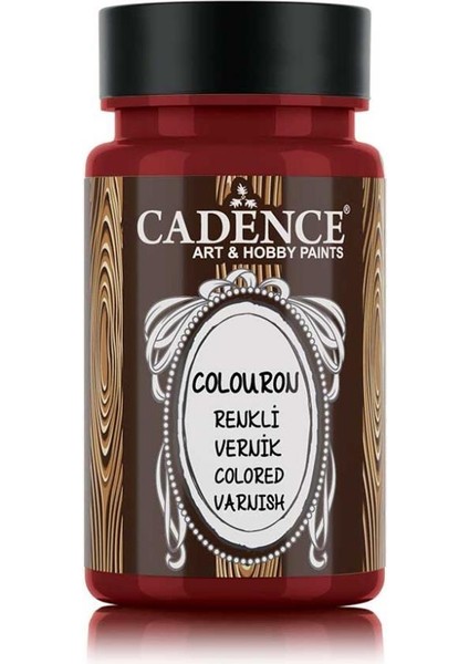 Renkli Vernik Su Bazlı Kırmızı 90 ml Yüksek Kaliteli İç Mekan Kullanımı İçin