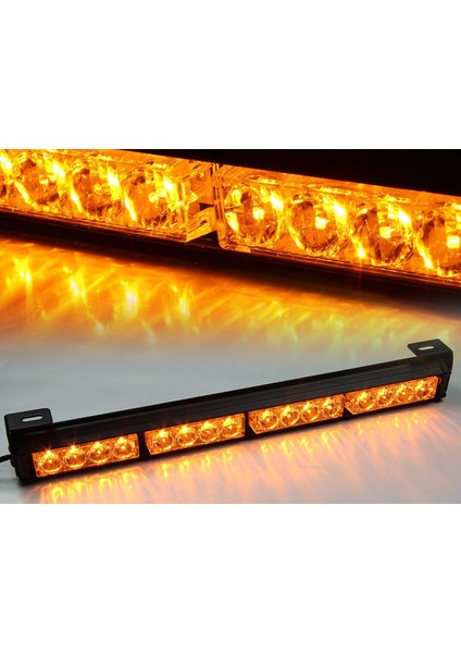 60 cm Çakar LED Sarı + Sarı Çakar Lamba 10 Fonksiyonlu