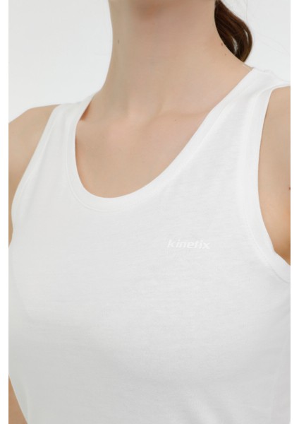 W-GC81 Basıc Tank Top 3fx Ekru Kadın Atlet
