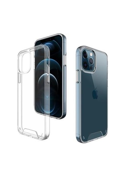 Iphone 12 Premium Space Şeffaf Silikon Kılı