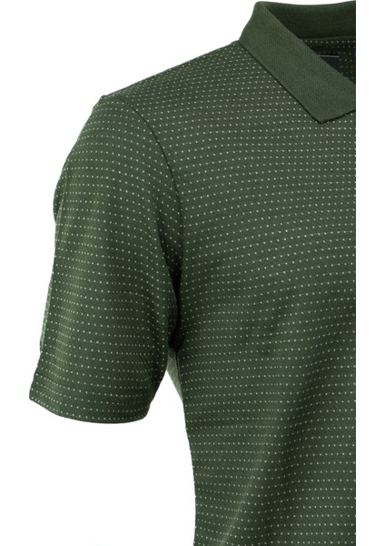 Erkek Polo Yaka Cepli Kısa Kollu Tam Kalıp Normal Kesim Pamuklu Kumaş T-Shirt