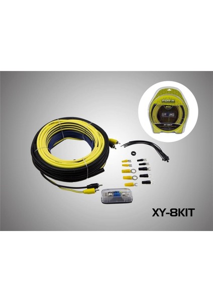 Xy-8kit Kablo Seti Amfi Için Gerekli Montaj Set Kablo