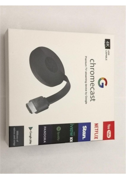 Güven Chromecast Ultra Anycast Hdmı Kablosuz Görüntü Ses Aktarıcı Tv Ios ve Android