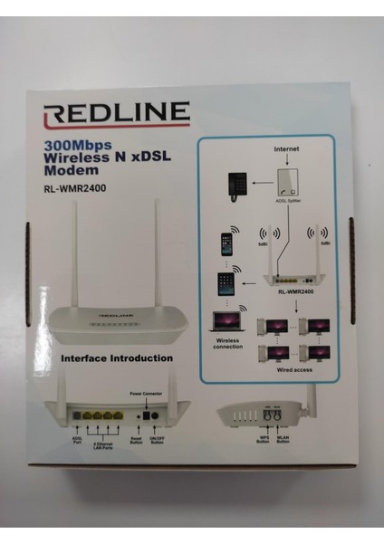 RL-WMR2400 Adsl2+ / Vdsl2+ Kablosuz Modem