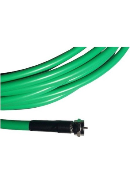 Yeşil RG6U/4U Uydu Çanak Anten Kablosu 35 mt