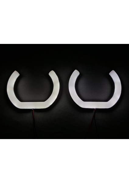 100MM U Tipi Angel, Beyaz, 2 Adet , Far Içi Halka , Pamuk Angel , U Tipi Cotton Angel