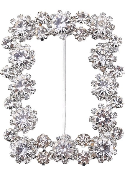 Hobi Dünya Kristal Taşlı Dikdörtgen Kemer ve Şal Tokası fiyatları