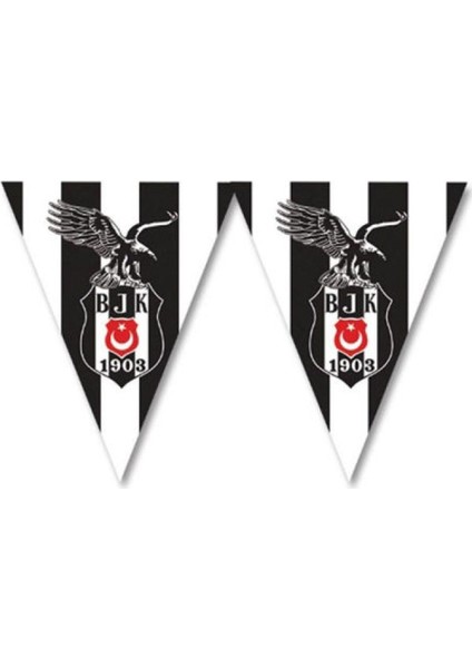 Beşiktaş Üçgen Bayrak Set