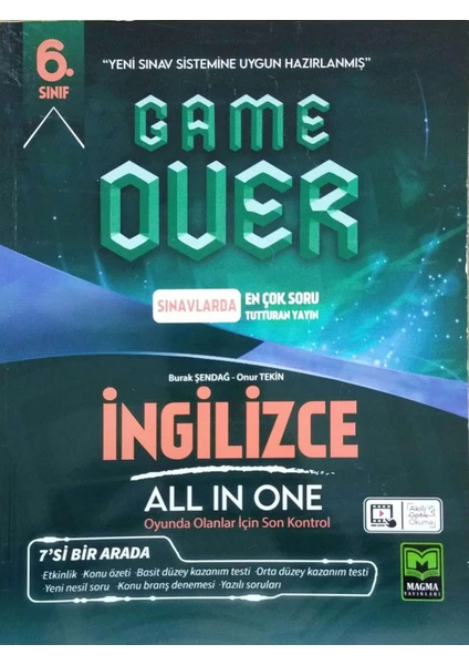 Magma Yayınları 6. Sınıf Ingilizce All In One Game Over Serisi Idekitap 0223