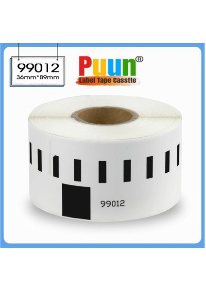 Puun Dymo Lw 99012 Muadil Genıs Adres Etıketı 260 Etiket/rulo 36MM x 89MM Labelwriter LW310, LW320, LW330, LW400, LW450, Twin, Duo, 4xl