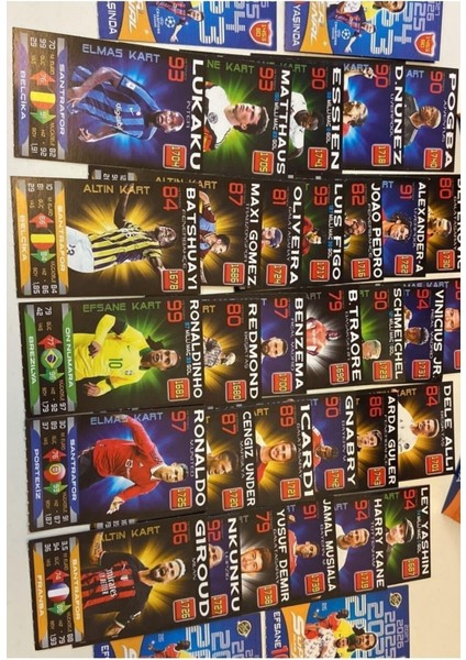 Süper Final 10.yıl Premium Özel Seri 50LI Futbol Oyuncu Kartları - 2023 -24-25-26-27 Son Sezon fırsatları