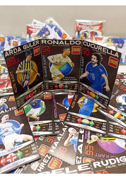 Dekoratif Atölye Süper Final En Son Seri Futbol Kartları Mekanik Adamlar 150 Paket 3lü (450 Kart) - Orijinal Kutulu fırsatları