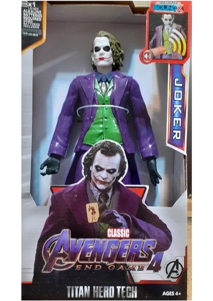 Joker Sesli Işıklı Figür Oyuncak 29 cm