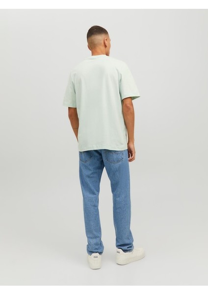 Jortulum Logo Tee Ss Crew Neck Ln Beyaz Erkek T-shirt 12234214-Pale fiyatları