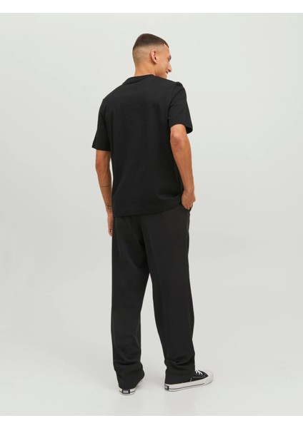 Jortulum Logo Tee Ss Crew Neck Ln Siyah Erkek T-shirt 12234214-Black