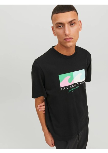 Jortulum Logo Tee Ss Crew Neck Ln Siyah Erkek T-shirt 12234214-Black fiyatları