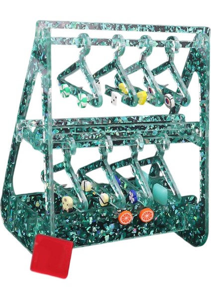 Küpe Ekran Stand Takı Depolama Ceket Askı Rafı Oturma Odası Yeşil (Yurt Dışından) fiyatları