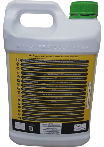 %100 Organik Hmk Sıvı Yarasa Gübresi 10 Litre