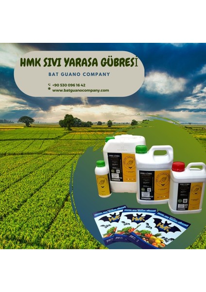%100 Organik Hmk Sıvı Yarasa Gübresi 10 Litre
