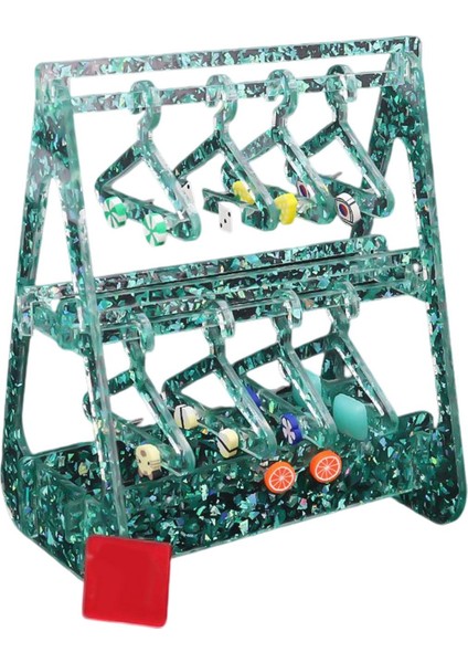 Küpe Ekran Stand Takı Depolama Ceket Askı Rafı Oturma Odası Yeşil (Yurt Dışından) fırsatları