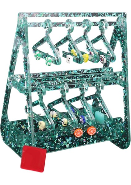 Küpe Ekran Stand Takı Depolama Ceket Askı Rafı Oturma Odası Yeşil (Yurt Dışından) indirimleri