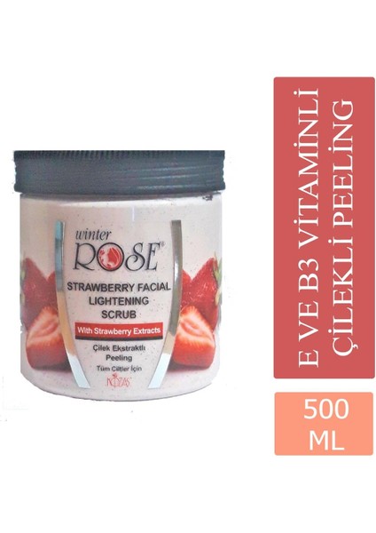 Rose Çilek Ekstraktlı Peeling 500 Gr