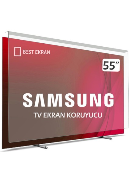 Samsung 55LS03BG Tv Ekran Koruyucu - Samsung 55" Inç QE55LS03BGUXTK Ekran Koruyucu