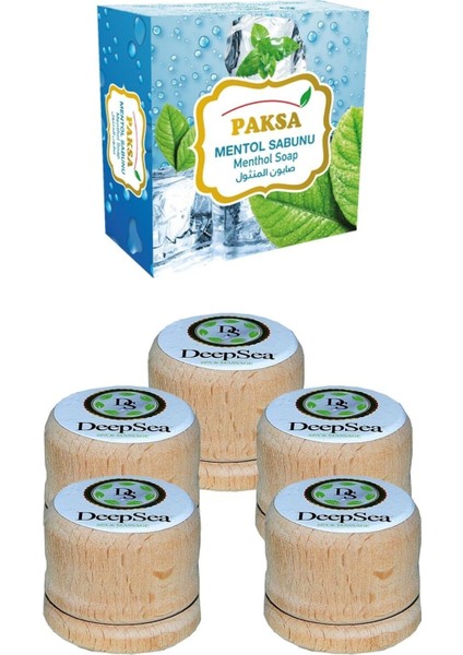 Doğal Mentol Sabunu + Deepsea Mentol Taşı 7 Gr (5 Adet)