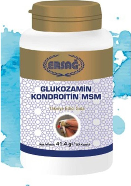 Glukozamin Kondroitin Msm Takviye Edici Gıda 90 Kapsül