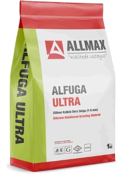 Alfuga Ultra Beyaz Derz Dolgusu 1 kg 008039/ALFUGABEYAZ1