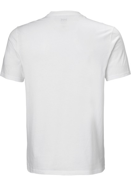 Helly Hansen  Nord Graphic T-Shirt Outdoor Erkek Beyaz HHA.62978