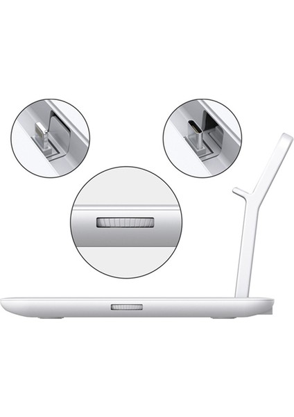 Ally 4 In1 15W Kablosuz Hızlı Şarj Standı Iphone+Iwatch+Airpods Pro Wireless