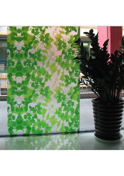 Meiwa Japon Teknolojisi Statik Vitray 4dsx Cam Folyosu Filmi/ Ebat: 46 cm x 1 Mt-Yaprak3