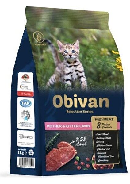 Low Grain Kuzu Etli Yavru Kedi Maması 1 kg x 6 Adet