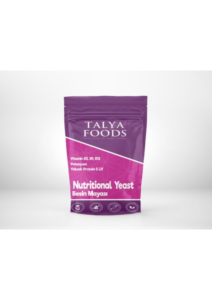 Nutritional Yeast Besin Mayası 100 gr