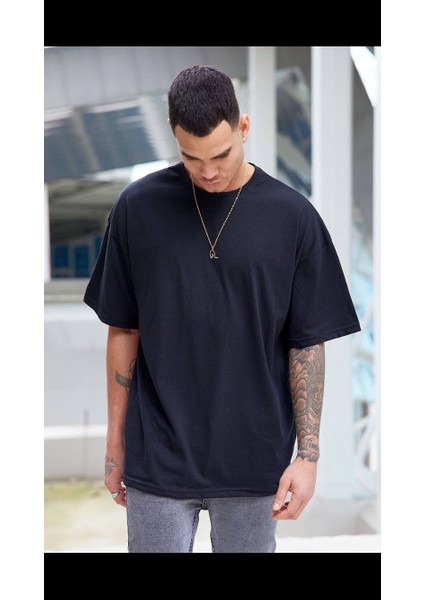 Yeni Sezon Oversize Rahat Kalıp Düz Renk Sade T-Shirt Unisex Erkek Kadın Yazlık Tişört modelleri
