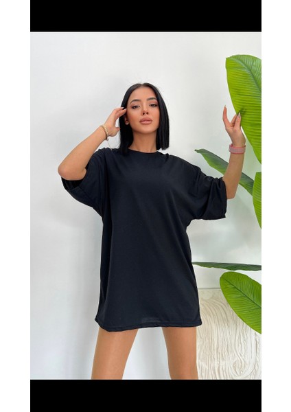 Yeni Sezon Oversize Rahat Kalıp Düz Renk Sade T-Shirt Unisex Erkek Kadın Yazlık Tişört fiyatları