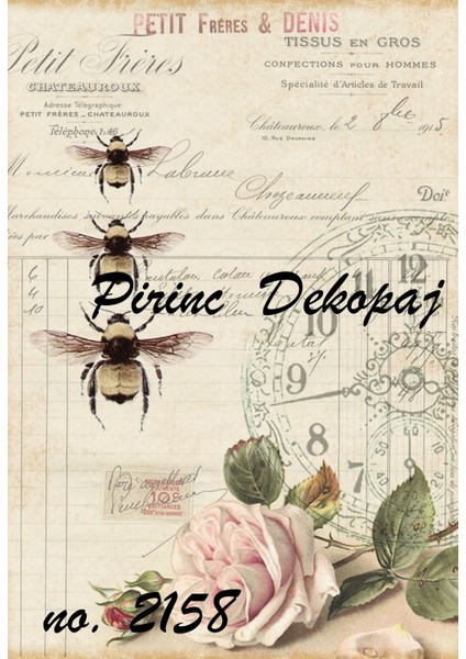 Pirinç Dekopaj Kağıdı LA-2158