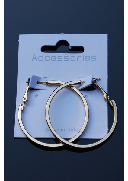 Altın Renk Köşeli Halka Klipsli Küpe 2mm 4×4 fırsatları