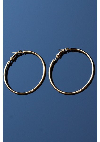 Altın Renk Boru Halka Klipsli Küpe 2mm 4.5×4.5 modelleri