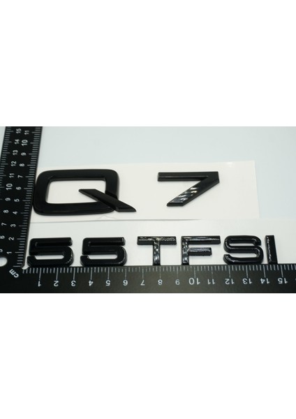 Audi Q7 55 Tfsi Parlak Siyah Abs 3m 3D Bagaj Yazı Logo Orjinal Ürün fırsatları