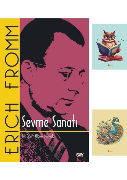 Sevme Sanatı - Klasik Kapak - Erich Fromm - Say Yayınları - Not defterli seti - Erich Fromm