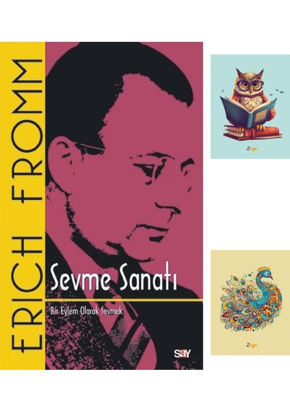 Sevme Sanatı - Klasik Kapak - Erich Fromm - Say Yayınları - Not defterli seti - Erich Fromm