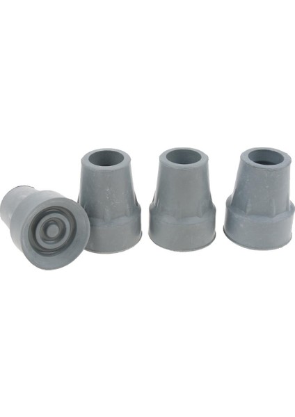 Yumuşak Kauçuk Koltuk Değneği Baston LASTIĞI-GRİ-19MM(6 Adet)
