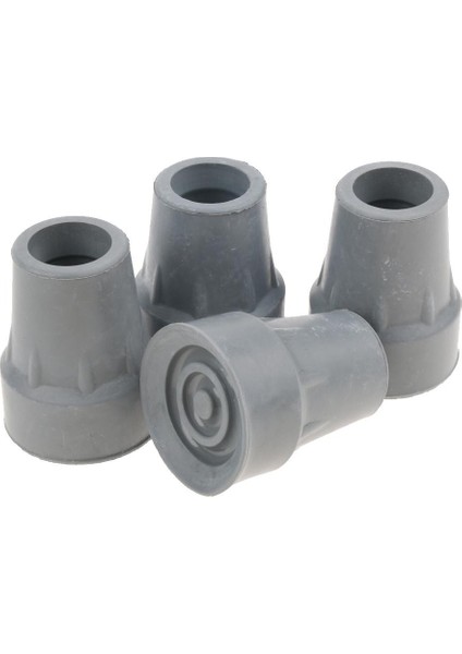 Yumuşak Kauçuk Koltuk Değneği Baston LASTIĞI-GRİ-19MM(6 Adet)