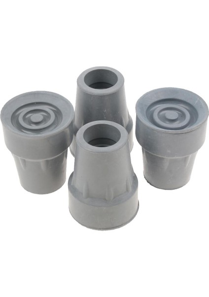 Yumuşak Kauçuk Koltuk Değneği Baston LASTIĞI-GRİ-19MM(6 Adet)