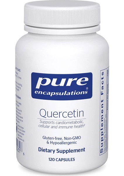 Pure Encapsulations Quercetin Hypoallergenic 120 Kapsül Non Gmo