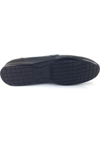 2076 Günlük Hakiki Deri Erkek Babet Ayakkabı-Siyah fırsatları